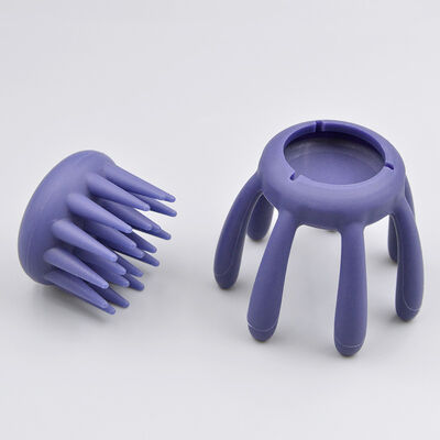 Custom Silicone Head Massager Shampoo Scalp Massager Brush Shampoo Brush Shower Cleanser